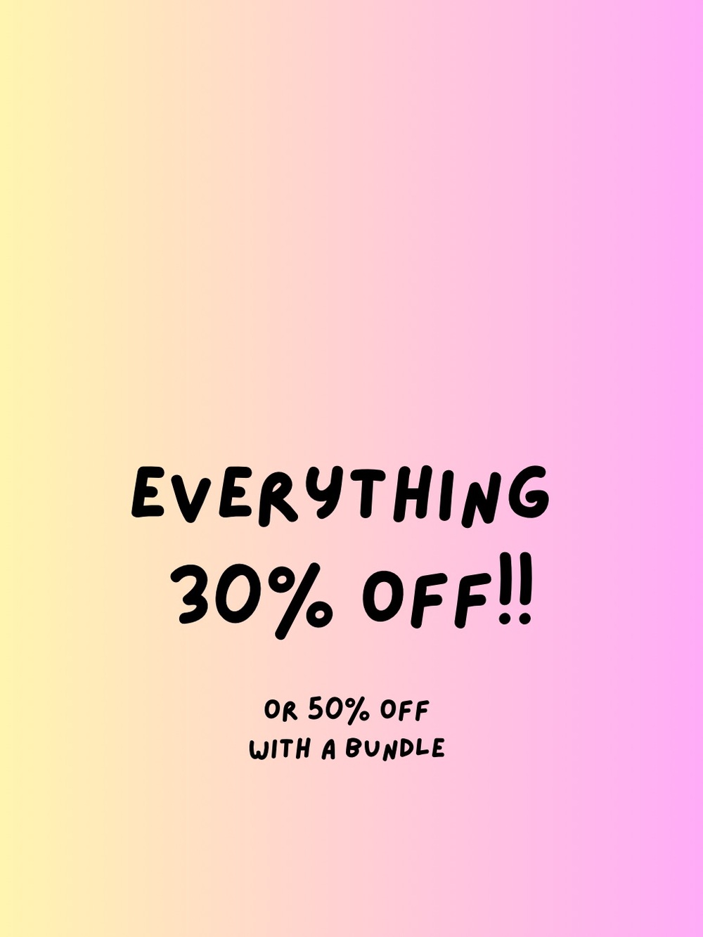 30%-50% off SALE